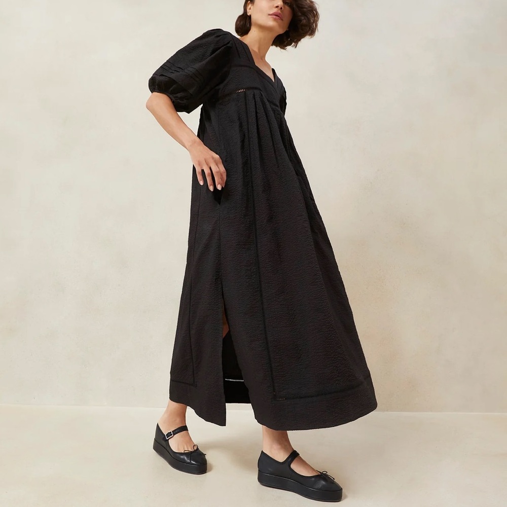 Loeffler Randall August Puffed Sleeve Dress. Size:  XL